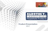 Sadovsky Product Presentation 2016