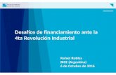 Desafíos de financiamiento ante la 4ta Revolución Industrial