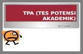 Tpa (tes potensi akademik)