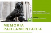 Memoria Nueva Canarias Congreso de los Diputados X Legislatura