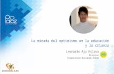 Conferencia de Leonardo Aja "La mirada del optimismo"