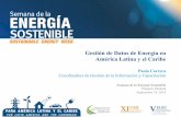 SE4ALL 04 Gestión de Datos de Energía en América Latina y el Caribe