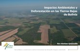Impactos ambientales y deforestación en las tierras bajas de Bolivia