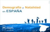 Demografía y Natalidad en ESPAÑA