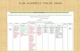 Plan academico tercer grado