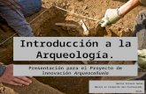 Introducción a la arqueología.