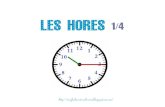 Les hores 1/4 Cicle inicial