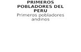 Primeros poblad peruanos
