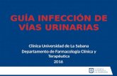Infección de Vías Urinarias. Guía Farmacoterapéutica