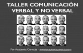 Taller Comunicación verbal y no verbal