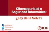 Ciberseguridad o Seguridad Informática: ¿Ley de la Selva?