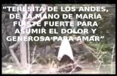 CICLASUR 2016 - URUGUAY - "Teresa de Los Andes, de la mano de María fuiste fuerte para asumir el dolor y generosa para amar"