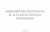 Herramientas digitales lenguas extranjeras