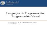 Lenguajes de programación  programación visual