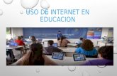 Uso de internet en educacion