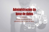 Funciones de un administrador de base de datos