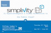 Simplivity webinar presentation