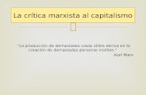 Marx y el capitalismo