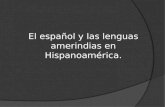 El español y las lenguas amerindias en hispanoamérica.