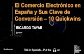 Ricardo Tayar en The Inbounder: 'El comercio electrónico en España y sus claves de conversión: 10 quickwins'