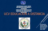 Presentación educacion a distancia ucv
