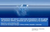 Tratamiento de cáncer de colon metastásico: de las guías de práctica, genómica a la realidad