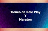 Practicas de Trabajo Sesión 6 (3/7) "Torneo de Role Play y Maratón"