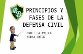 Principios y fases de la defensa civil