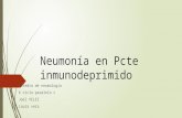 Neumonía en pcte inmunodeprimido