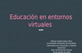 Educación en ambientes virtuales