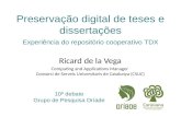 Preservació digital de tesis i dissertacions: l'experiència del repositori cooperatiu TDX