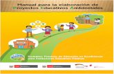Manual de  Proyectos Educativos Ambientales.