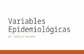 Variables epidemiológicas y mediciones. clase 2 y 3
