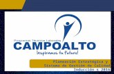 PROCESO CALIDAD ESTUDIANTES CAMPOALTO 20162