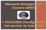 Comando MMC, indexado de archivos