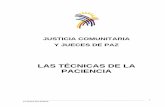 Libro - Justicia Comunitaria - Las técnicas de la paciencia (2000)
