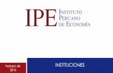 #IPEInforma 2 - Instituciones - IPE