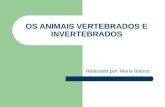 Os animais vertebrados e invertebrados