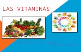 Las vitaminas y su clasifiacion