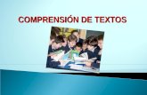 estrategia de aprendizaje  COMPRENSION DE TEXTOS