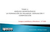 Tema 1 análisis morfológico. composición y derivación 2016 2017