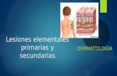 Dermatologia Lesiones elementales