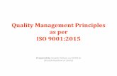 QMS Principles ISO 9001 2015