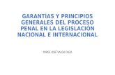 Principios y garantias procesales el la legislación nacional e internacional