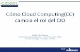 CIO Update ppt - Cómo cambia el rol del CIO con Cloud Computing