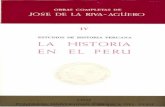 LA HISTORIA EN EL PERÚ: José de la Riva Aguero