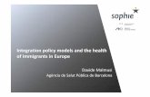 La salut dels immigrants i les desigualtats en salut segons el tipus de polítiques d'integració als països europeus