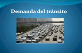 demanda del transito vehicular