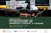 SEMINARIO PRIVATIZACIÓN DE LA EDUCACIÓN EN AMÉRICA LATINA Y CARIBE