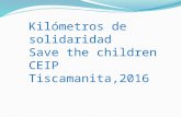 Kilómetros de solidaridad 2016, CEIP Tiscamanita